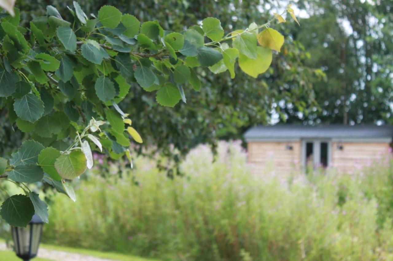 Luxury Shepherds Hut - The Moorhen By The Lake يورك المظهر الخارجي الصورة